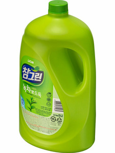 Средство для мытья посуды, овощей и фруктов Chamgreen Зеленый чай флакон 2970 мл / Lion