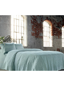 Комплект постельного белья с покрывалом Baroc сатин Евро сп / Tivolyo Home