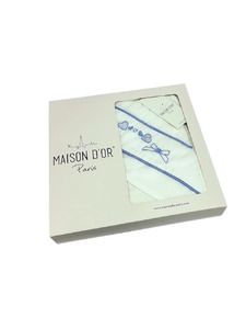 Полотенце детское с капюшоном Papillon махровое 75*100 / Maison Dor