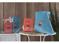 Набор полотенец Anemone вафельные в подарочной упаковке (40*60, 2 шт) / Karna Home Textile