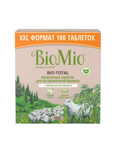 Таблетки для посудомоечной машины 4015945 7 в 1 с эфирным маслом эвкалипта 100 шт / Bio Mio