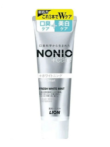 Зубная паста Nonio для удаления неприятного запаха, отбеливания, очищения 130 мл / Lion