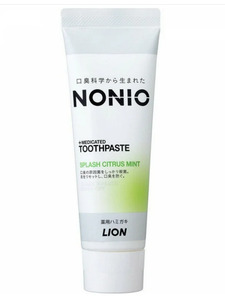 Зубная паста Nonio для удаление неприятного запаха, отбеливания, очищение, предотвращение кариеса с цитрусом 130 мл / Lion