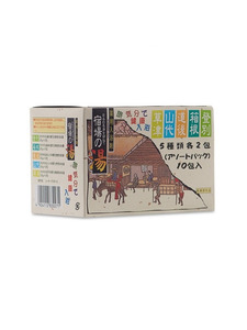 Соль для ванны Bath salts assorted pack 10 шт 25 гр / Nihon Detergent