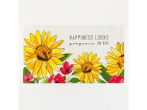 Набор полотенец Happiness looks хлопковая ткань 35*60 (2 шт) / Доляна
