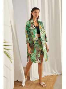Халат-рубашка женский 61728 / Laete