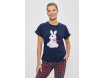 Костюм женский, футболка и брюки 1179 Кролик / Cleo