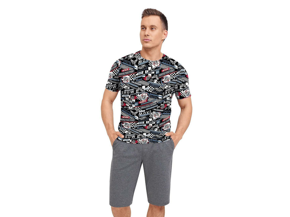 Костюм мужской, футболка и шорты MHP420711 / Clever