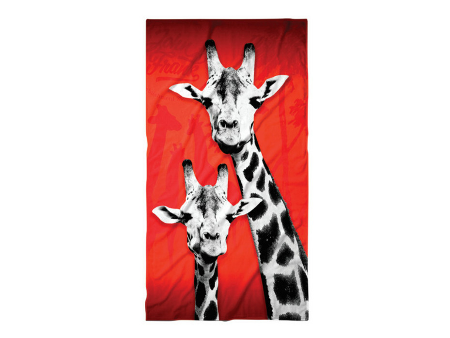 Полотенце пляжное Giraffe велюрово-махровое 80*150 / John Frank