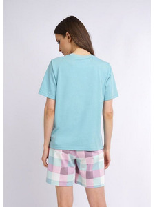 Костюм женский, футболка и шорты LP12-973 / Clever