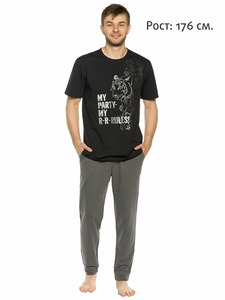 Костюм мужской, футболка и брюки MFATP6870 / Pelican
