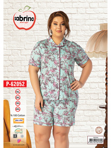 Костюм женский, рубашка и шорты P62052 / Sabrina
