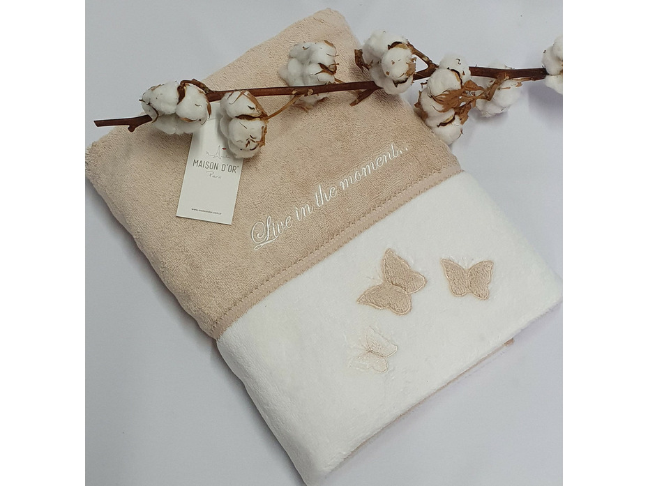 Полотенце Monique Butterfly махровое 85*150 / Maison Dor