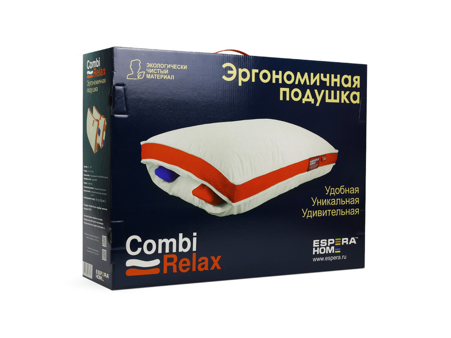 Подушка Combi Relax чехол тик 45*65 / Espera