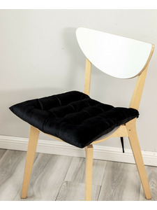 Подушка для стула однотонная велюровая 40*40 / Sofi de Marko
