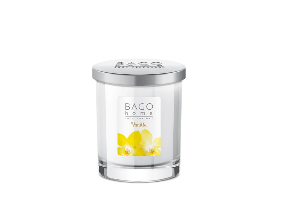 Свеча ароматическая в стекле Ваниль, 132 гр / Bago Home