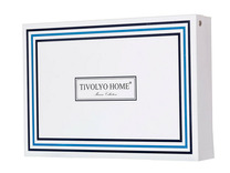 Набор полотенец с тапками Anchor махровые 30*50, 50*90, 75*150 / Tivolyo Home