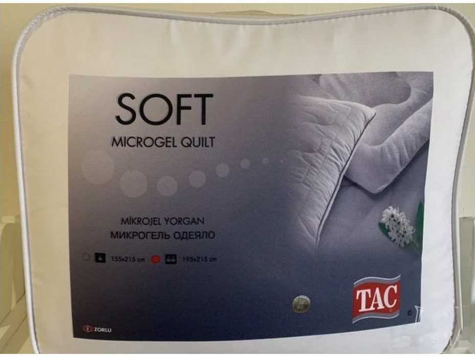 Одеяло Soft микрогелевое волокно 155*215 / Tac