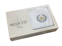 Набор полотенец Eleganze marin махровые 30*50 (4 шт) / Maison Dor
