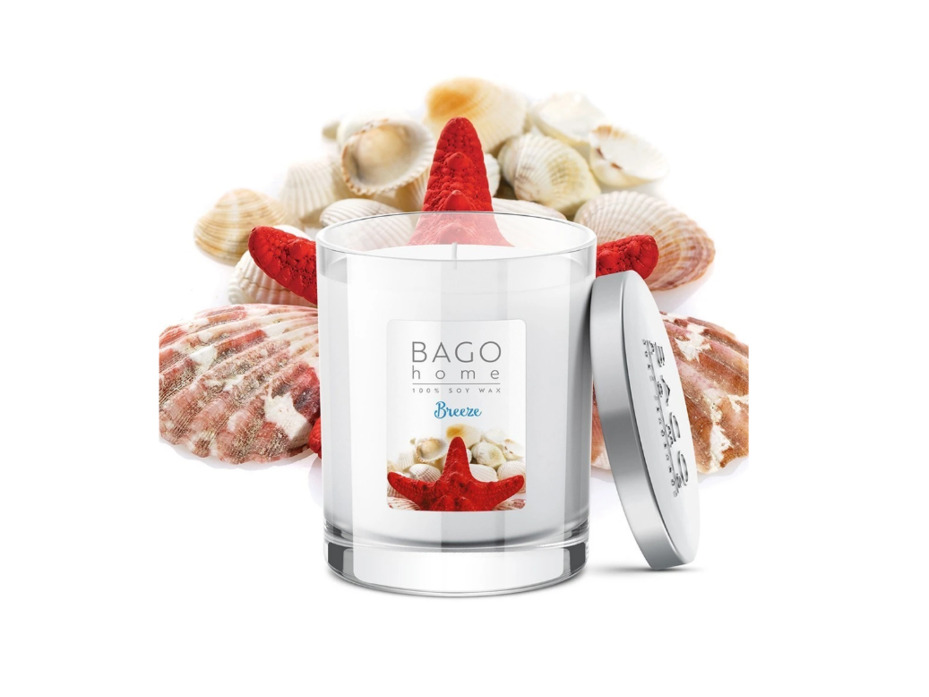 Свеча ароматическая в стекле Бриз, 132 гр / Bago Home
