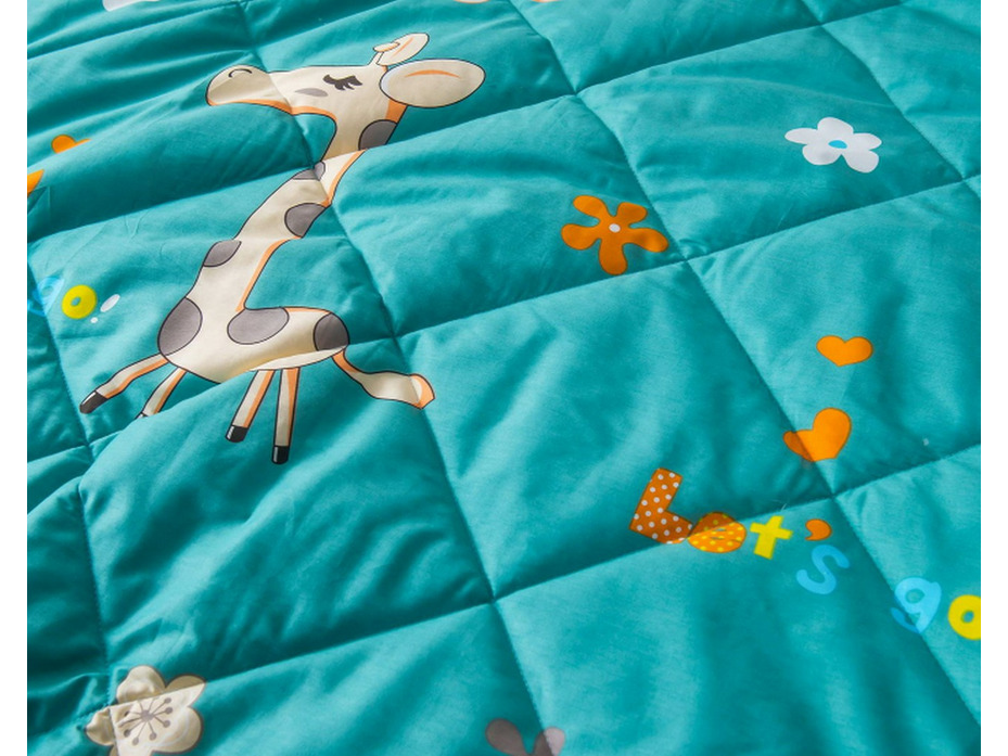 Постельное белье с одеялом Giraffe сатин 1,5 сп / Sofi de Marko