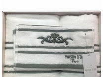 Набор полотенец Baron махровые в подарочной упаковке (30*50, 50*70, 70*140) / Maison Dor