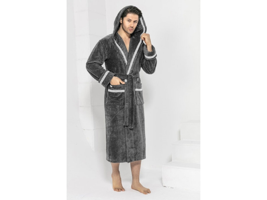 Халат мужской Ambiella бамбуковый с капюшоном 1170 / Activ Халат мужской Ambiella бамбуковый с капюшоном 1170 / Activ