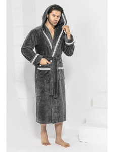 Халат мужской Ambiella бамбуковый с капюшоном 1170 / Activ Халат мужской Ambiella бамбуковый с капюшоном 1170 / Activ