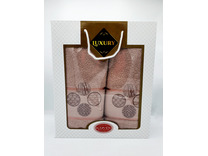 Набор полотенец HS 1642 Dort daire махровые (50*90, 70*140) / Karven Набор полотенец HS 1642 Dort daire махровые (50*90, 70*140) / Karven