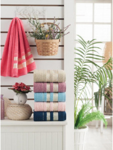 Полотенце H 2227 Hindistan махровое 50*90 / Karven