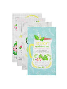 Набор полотенец 5511245 Ароматный чай вафельные (35*60, 4 шт) / Доляна Набор полотенец 5511245 Ароматный чай вафельные (35*60, 4 шт) / Доляна