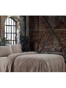 Комплект постельного белья с покрывалом Baroc сатин Евро сп / Tivolyo Home