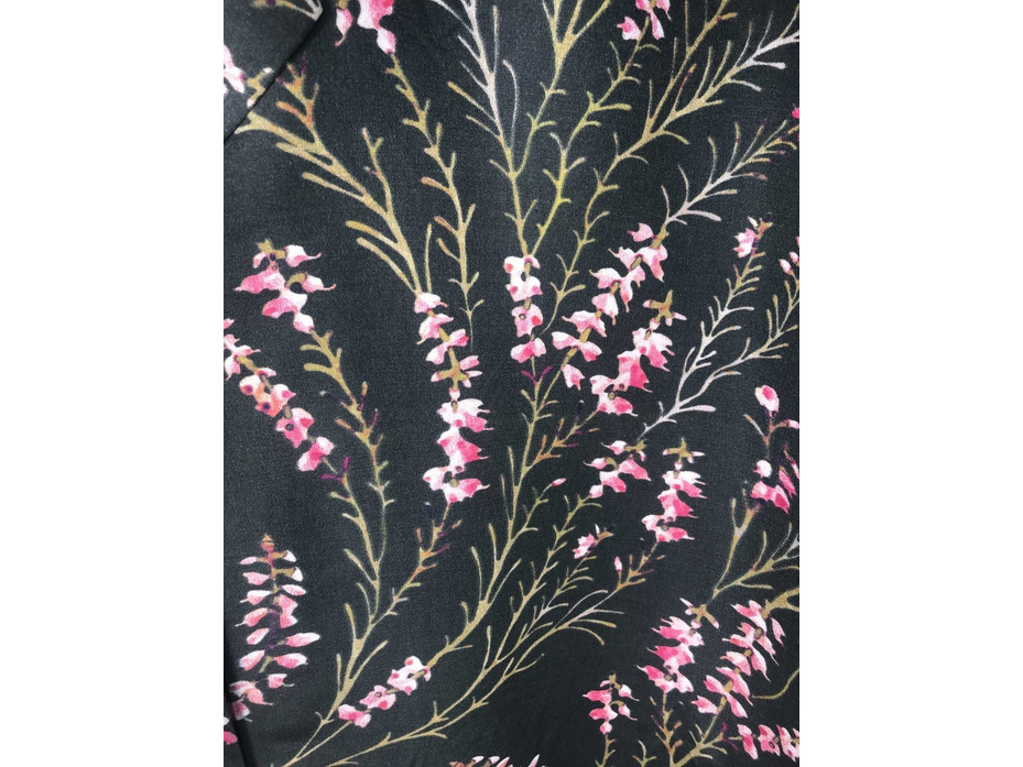 Костюм женский натуральный шелк, рубашка и брюки Мелкие цветы / Silk Made in Germany
