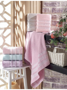 Полотенце H 2230 Rosalinda махровое 50*90 / Karven