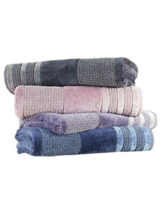 Полотенце Jeans велюрово-махровое 70*135 / Buddemeyer