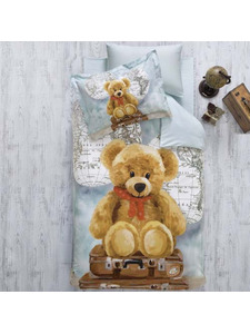 Постельное белье Masha Bebe сатин делюкс digital для новорожденных / Тivolyo Home