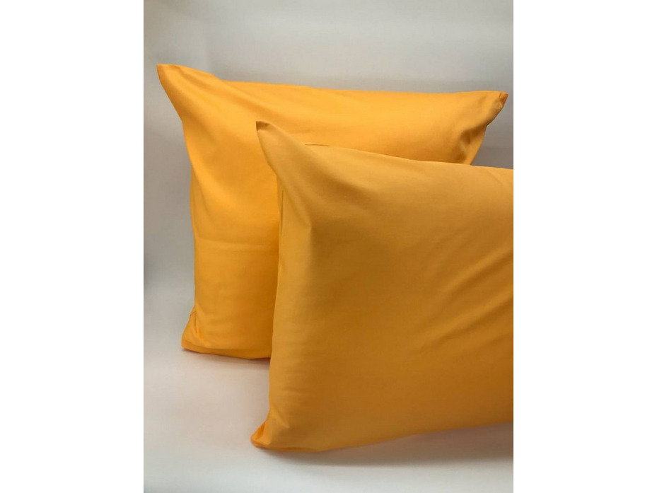 Наволочка 213KL-16 оранжевый сатин однотонный 50*70 / Tia