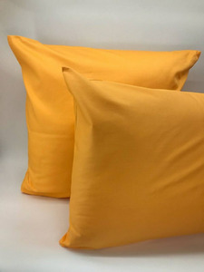 Наволочка 213KL-16 оранжевый сатин однотонный 50*70 / Tia