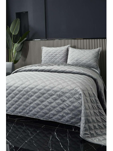 Покрывало с наволочками Фредрика №4 велюровое 240*260, 50*70 (2шт) / Sofi de Marko