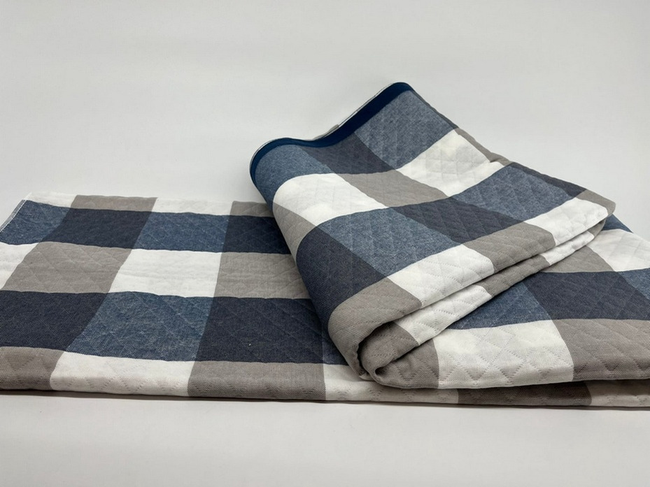 Покрывало 601066 Клетка хлопковое 200*230 / 7-я