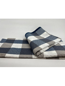 Покрывало 601066 Клетка хлопковое 200*230 / 7-я