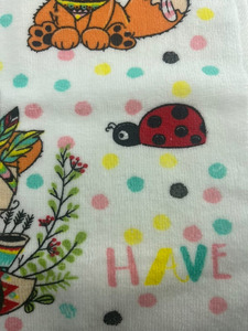 Полотенце 8502367 Лиса-индеец велюрово-махровое 25*50 / 7-я