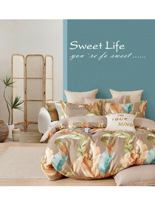 Постельное белье Sweet Home Nk 035 полисатин Семейный / Boris