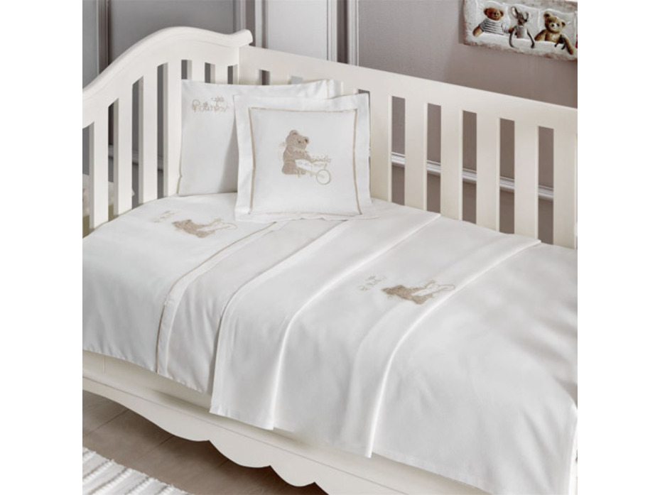 Постельное белье Pourtol Bebe сатин делюкс для новорожденных / Тivolyo Home Постельное белье Pourtol Bebe сатин делюкс для новорожденных / Тivolyo Home