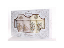 Набор полотенец Gulcan dnz vip cotton delphine махровый 30*50 (2 шт), 50*90 (2 шт), 70*140 (2 шт) / Activ Набор полотенец Gulcan dnz vip cotton delphine махровый 30*50 (2 шт), 50*90 (2 шт), 70*140 (2 шт) / Activ