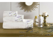 Набор полотенец и ароматизатор Lavander Garden махровые 30*50, 50*100, 75*150 / Tivolyo Home