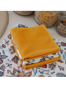Набор салфеток Mustard микрофира 30*30 (4 шт) / Arya Набор салфеток Mustard микрофира 30*30 (4 шт) / Arya