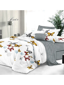 Постельное белье Майя сатин 1,5 сп / Butterfly Постельное белье Майя сатин 1,5 сп / Butterfly