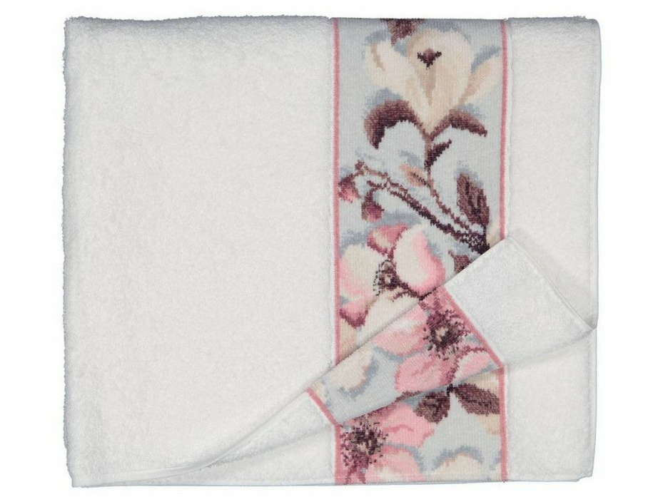 Полотенце Lenz rose silver border шенилл 50*100 / Feiler