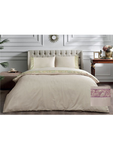 Постельное белье Etto сатин Евро сп / Tivolyo Home Постельное белье Etto сатин Евро сп / Tivolyo Home